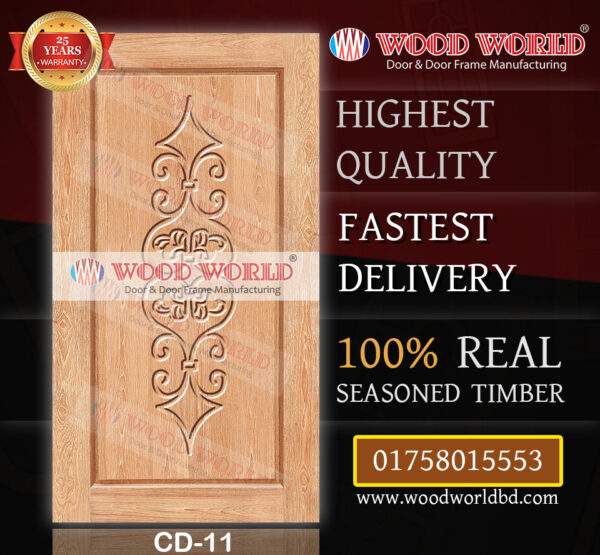 Wood World Bd. | CD-11 | Best quality wooden door produced with highest quality timber. We located in Bangladesh Dhaka.