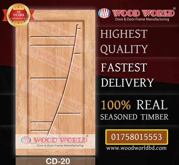 Wood World Bd. | CD-20 | Best quality wooden door produced with highest quality timber. We located in Bangladesh Dhaka.