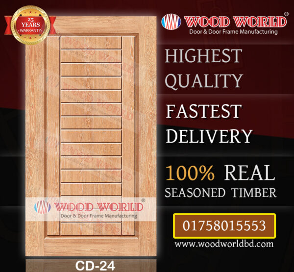 Wood World Bd. | CD-24 | Best quality wooden door produced with highest quality timber. We located in Bangladesh Dhaka.