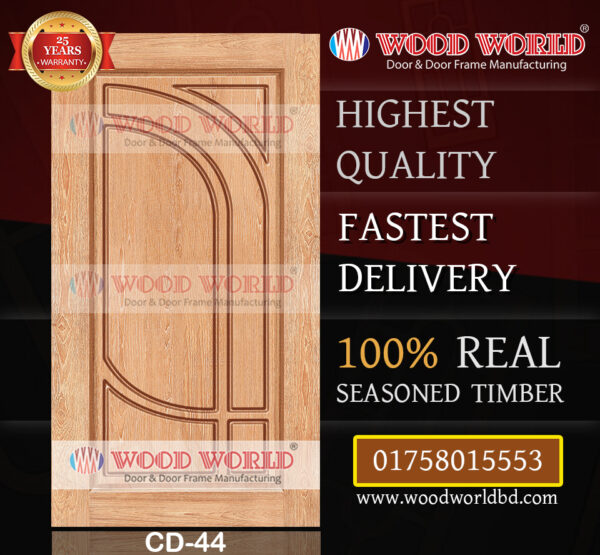 Wood World Bd. | CD-44 | Best quality wooden door produced with highest quality timber. We located in Bangladesh Dhaka.