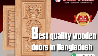 The best quality wooden doors in Bangladesh are often handcrafted by skilled artisans who have honed their skills over many years. These artisans take great care and pride in their work, ensuring that each door is a work of art.