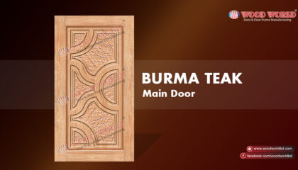 Burma Teak Main Door Design in Bangladesh