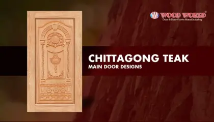 Chittagong Teak Main Door Designs-Wood World