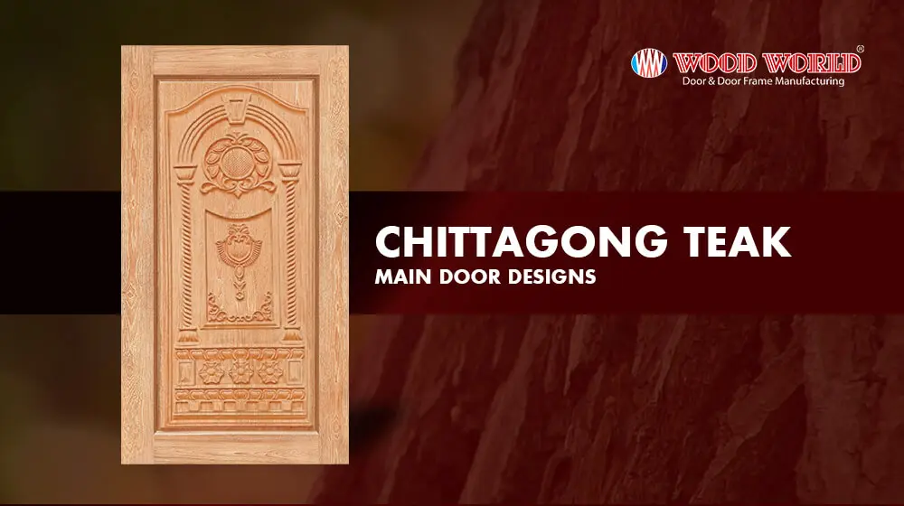 Chittagong Teak Main Door Designs-Wood World